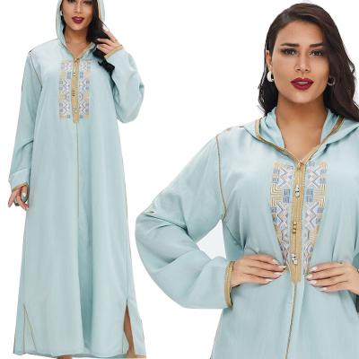 China Wholesale Modest Muslimah Styling High Quality New Design Islamic Plus Size Loose And Long Breathable Muslim Dress For Women for sale