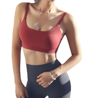 China Custom Breathable Lodge Sports Lift Up Women Sports Yoga Bra Fitness Gym Bra Tops Yoga Bra Fitness Sports Tank Top for sale