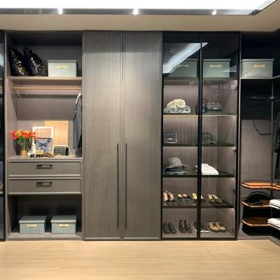 China Adjustable (Height) Customized Modern Design Stainless Steel Dressing Room Dressing Wardrobe for sale