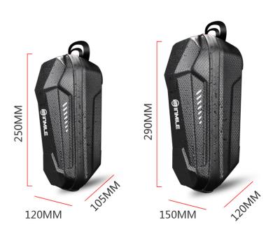 China Germany Warehouse Wildman Durable Hard Shell Delivery Bags For Scooters for sale