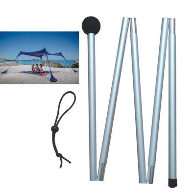 China Aluminum Tent Rods Folding Lightweight Poles For Beach Tent, Awnings, Outdoor Extra Poles Spare Tent Sun Shelters for sale