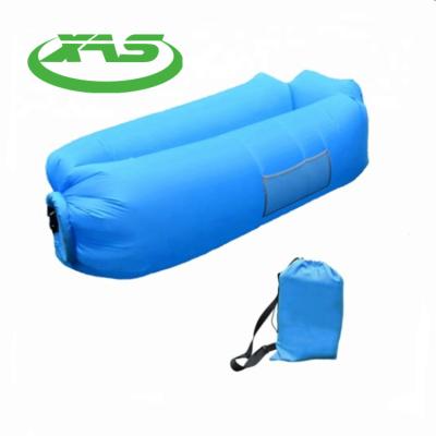 China Pancake Style Made in Shenzhen Patented Production Air Sofa Inflatable Lounger Air Sofa for sale