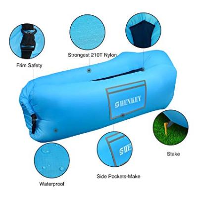 China 2017 Shenzhen Trade Products Of Sleeping Bag+Comforter+Cushion Air Inflatable Couch Sofa Beach Holiday Lounger Sofa Chair for sale