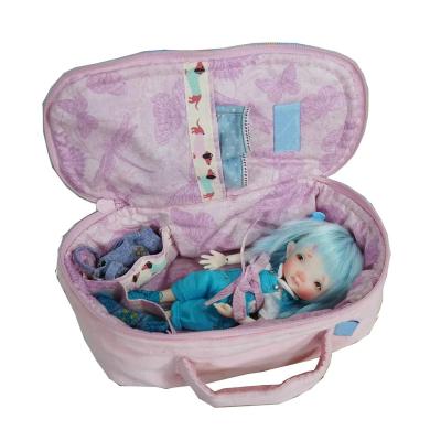 China Baby Toy Doll Travel Carrier Crate Doll Sleeping Bag with Multi-pocket Baby & Doll Accessories Storage Bag for sale