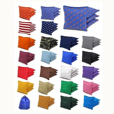 China Fuuny Multicolor Cornhole Bags Weather Resistant Corn Hole Bean Bags Toss Bag for sale