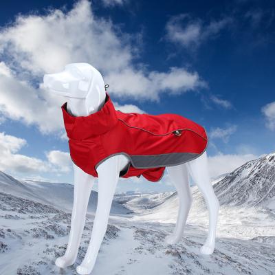 China Durable Wear Ski Jacket For Dogs Outdoor Sports Anorak Sales Dog Clothing Set Large Safe Comfortable Warm Pet Accessories for sale