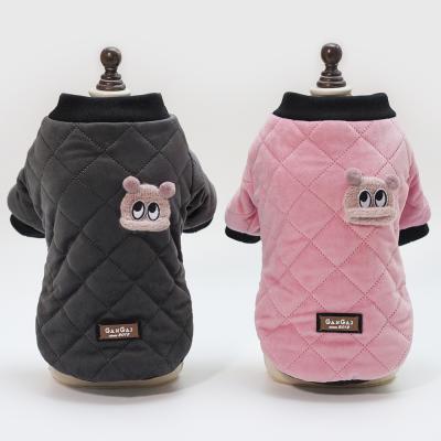 China Lovoyager Sustainable Pet Clothing Cotton Dog Clothes Winter Puppy Coat for sale