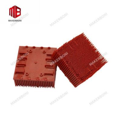 China 130298 Red Nylon Bristles Block Bristle Brush For Auto Cutter VT2500 for sale