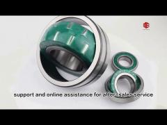 solid oil self-aligning ball bearings with high load capacity easy to install and maintenance-free