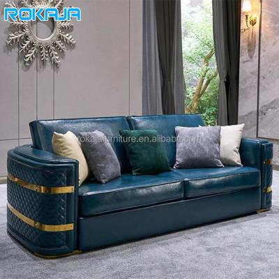 China (Other)Adjustable Luxury Home Sofa Combination Sofa Set Wide Armrest Upholstered Sofa Hotel Villa Hall Family 7-Seater Living Room for sale