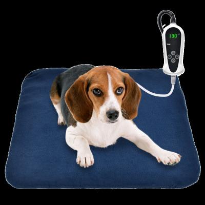 China Travel Hot Selling Fireproof Material Heated Cat Bed Waterproof Thermostat Pet Heating Pad for sale