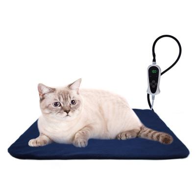 China Travel Factory Supply 18*18 inch Pet Heating Pad Upgraded Electric Dog Cat Heating Pad Indoor Waterproof Auto Power Off for sale