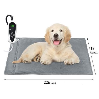 China Travel Pet Heating Pad Safe Electric Heating Pet Mat Puppy Heating Pad For Pets for sale