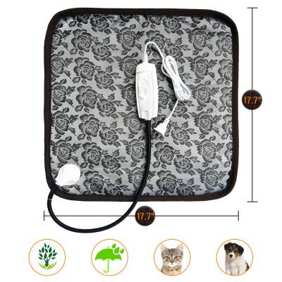 China Travel Ready to Board Mat Blanket Bed Electric Dog Cat Heating Pad Warmer Heating Protection Pet Pad for sale