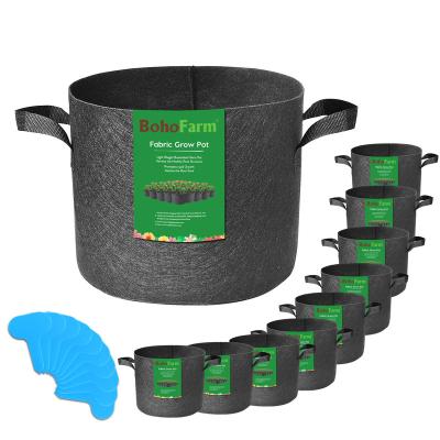 China Biodegradable Customize Size Plant Round Grow Tissue Pots Growing Bag For Plants for sale