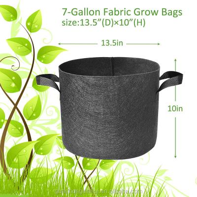 China Bohong Biodegradable Aeration Fabric Heavy Duty 300G Nonwoven Pots Thickened With Handles for sale