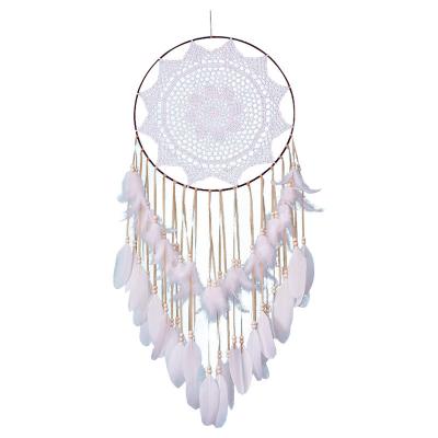 China Hot Selling Indian Handmade Indian Feather Home Decoration Central Institute of Statistics Dream Catcher for sale