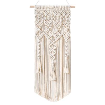 China Eco-friendly Boho Style Home Hanging Art Decoration Macrame Woven Wall for sale