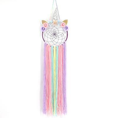 China Wholesale Unicorn Dream Catcher Wall Hanging Decoration Kids Room Decor for sale