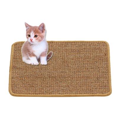 China Natural Braided Sisal Cat Scratcher Mat Blanket Minimalist Pet Bed for sale