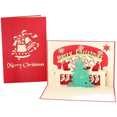 China Luxury Customized Postcards Winter Fairy Tale Collection Vintage Christmas Gifts Student Message Cards for sale