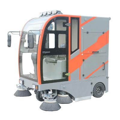 China Hotels New Design Industrial Electric Road Sweeper Floor Sweeper for sale