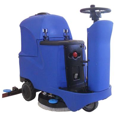 China Hotels Concrete Scrubber Electric Wet Floor Cleaning Machine Cleaner Turn-On Automatic Scrubbers for sale