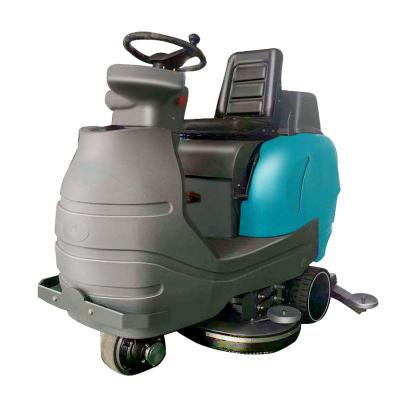 China Hotels Hard Floor Floor Cleaner Washer Commercial Floor Scrubber Machine Automatic Electric Drive Scrubber Type for sale