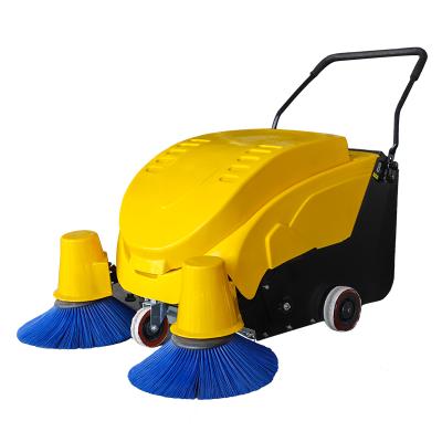 China Hotels Electric Walk Behind Road Sweeping Machine for sale