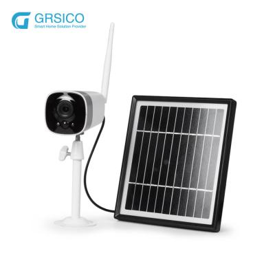 China Waterproof / GRSICO Waterproof WIFI Wireless Controlled Solar Battery Outdoor Camera Suitable for Tuya Smart Home Security System for sale