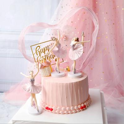 China Wholesale Disposable Eco-Friendly Wholesale Disposable 1st Birthday Number Cake Flag Paper Girl/Boy's Cute Paper Baby Clothes 1st Cake Toppers for sale