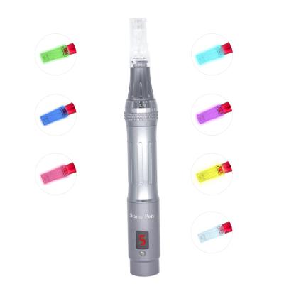 China YYR Anti-Puffiness Anti-Puffiness 5 Level Vibration Speeds Controlled Serum Microneedling Derma Pen for sale