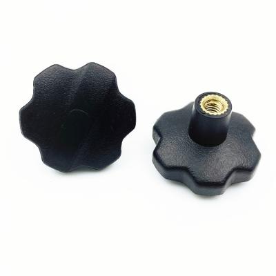 China Factory Price Cheap Flat Black Button Screw Fasteners Custom Screws M4 M5 Thumb Screw for sale