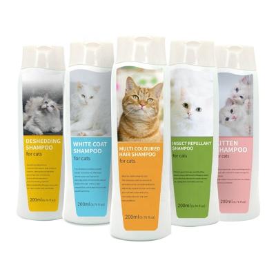 China Cat Shampoo Cleaner Pet Shampoo Viable Kitten Coat Anti-Lice White Lice Deshedding Repellent Shampoo Cleaning OEM for sale