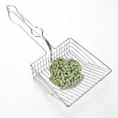 China New Viable Hot Sale Metal Cat Litter Scoop Shovel Stainless Alloy Cat Litter Scoop for sale