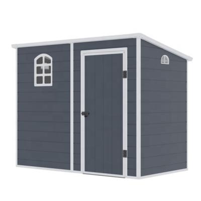 China Easily Assembled Plastic Garden Model Outdoor Storage Tool Shed for sale