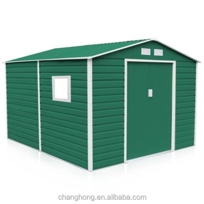 China Easily Assembled Outdoor Metal Storage Sheds With Apex Roof for sale