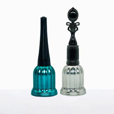 China Square 5Ml 8ML 10ML 12ML 15ML Cosmetic Wholesale Circular Bottle With Brush Nail Polish Empty Bottle for sale