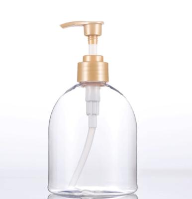 China BEAUTY PACKAGING Clear Plastic Pump Bottles 500ml Wholesale for sale