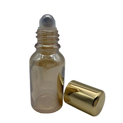 China Personal care golden rollerball bottle essential oil bosten glass bottle for sale