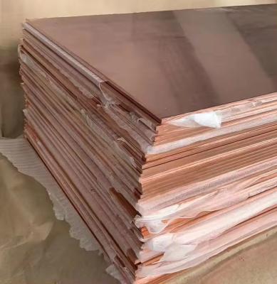 China Flat Copper Roofing Sheets Pure Copper Plate C10100 C11000 Price Per Kg for sale