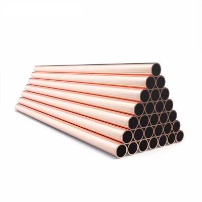 China Factory Wholesale Copper Tube C11000 C12300 C14200 C17200 Copper Round Tube Pipe for sale