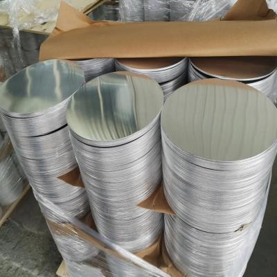 China 1050 1060 1070 Aluminum Foil Coil Round Aluminum Plate For Kitchen Ware for sale