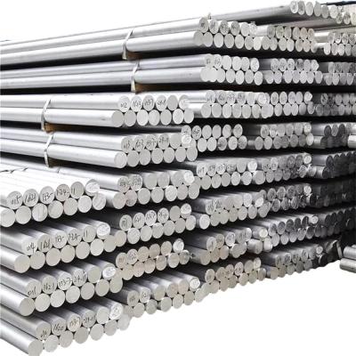 China Smooth Silver Aluminum Round Rod Hot Rolled  Solid Aluminum Rod for sale