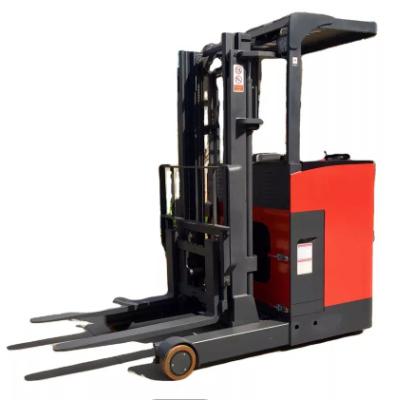 China Warehouse Material Handling SHUNCHA Forklift 2 Mast 24V 1.0ton 1000kg Rack-on Reach Truck Electric Forklift Can Choose With Seat AC Controller for sale