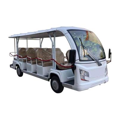 China ShunCha 14 Seaters 72V 5KW AC System 4 Wheel Drive Electric Car Club Golf Cart Tourist Bus 1250kg for sale