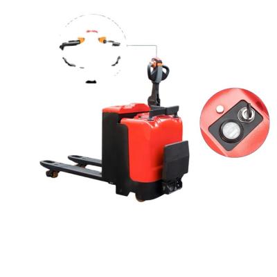 China Narrow Space Hotels SHUNCHA mini double 2t bms hydraulic manual stacker electric pallet truck for sale for sale