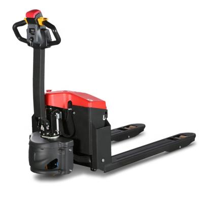 China Hotels SHUNCHA 1.3t Powered Curtis Controller 1.5ton Electric Stacker Pallet Truck With AC Control System for sale