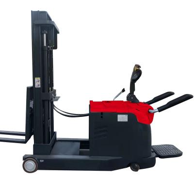 China SHUNCHA 2ton Hotels Jumper 3m Height 24V Reach Lead Acid Battery Powered Electric Stacker for sale