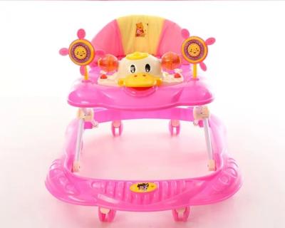 China Baby Walker Training Car Walkers Baby Walk Training Silicon Wheels Adjustable Plastic Feature Material Chair for sale